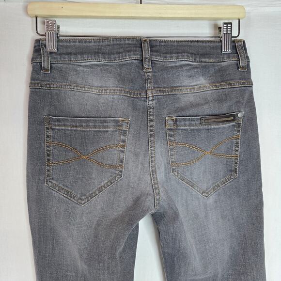 Brunello Cucinelli Extra Skinny Jeans Made In Italy Luxury Designer Gray Size 4 - Picture 2 of 10